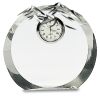[CRY169] 4.5" Round Crystal Clock Thumbnail