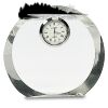 [CRY169] 4.5" Round Crystal Clock Thumbnail