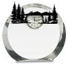[CRY169] 4.5" Round Crystal Clock Thumbnail
