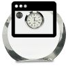 [CRY169] 4.5" Round Crystal Clock Thumbnail