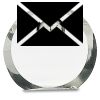 [CRY169] 4.5" Round Crystal Clock Thumbnail