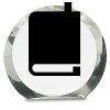 [CRY169] 4.5" Round Crystal Clock Thumbnail