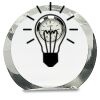 [CRY169] 4.5" Round Crystal Clock Thumbnail