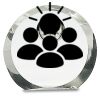 [CRY169] 4.5" Round Crystal Clock Thumbnail
