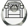 [CRY169] 4.5" Round Crystal Clock Thumbnail