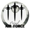 [CRY169] 4.5" Round Crystal Clock Thumbnail