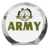 [CRY169] 4.5" Round Crystal Clock Thumbnail