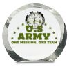 [CRY169] 4.5" Round Crystal Clock Thumbnail