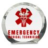 [CRY169] 4.5" Round Crystal Clock Thumbnail