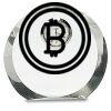 [CRY169] 4.5" Round Crystal Clock Thumbnail