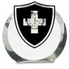 [CRY169] 4.5" Round Crystal Clock Thumbnail