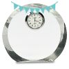 [CRY169] 4.5" Round Crystal Clock Thumbnail