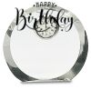 [CRY169] 4.5" Round Crystal Clock Thumbnail