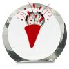 [CRY169] 4.5" Round Crystal Clock Thumbnail