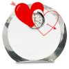 [CRY169] 4.5" Round Crystal Clock Thumbnail