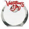 [CRY169] 4.5" Round Crystal Clock Thumbnail