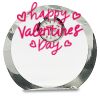 [CRY169] 4.5" Round Crystal Clock Thumbnail