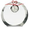 [CRY169] 4.5" Round Crystal Clock Thumbnail
