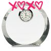 [CRY169] 4.5" Round Crystal Clock Thumbnail
