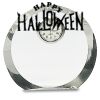 [CRY169] 4.5" Round Crystal Clock Thumbnail