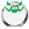 [CRY169] 4.5" Round Crystal Clock Thumbnail
