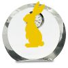 [CRY169] 4.5" Round Crystal Clock Thumbnail