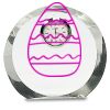[CRY169] 4.5" Round Crystal Clock Thumbnail
