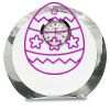 [CRY169] 4.5" Round Crystal Clock Thumbnail
