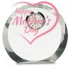 [CRY169] 4.5" Round Crystal Clock Thumbnail