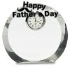 [CRY169] 4.5" Round Crystal Clock Thumbnail