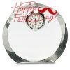 [CRY169] 4.5" Round Crystal Clock Thumbnail