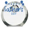 [CRY169] 4.5" Round Crystal Clock Thumbnail