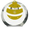 [CRY169] 4.5" Round Crystal Clock Thumbnail