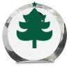 [CRY169] 4.5" Round Crystal Clock Thumbnail