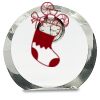 [CRY169] 4.5" Round Crystal Clock Thumbnail
