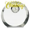 [CRY169] 4.5" Round Crystal Clock Thumbnail