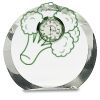 [CRY169] 4.5" Round Crystal Clock Thumbnail