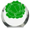 [CRY169] 4.5" Round Crystal Clock Thumbnail