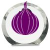 [CRY169] 4.5" Round Crystal Clock Thumbnail