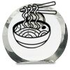 [CRY169] 4.5" Round Crystal Clock Thumbnail