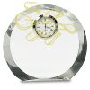 [CRY169] 4.5" Round Crystal Clock Thumbnail
