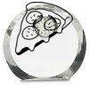 [CRY169] 4.5" Round Crystal Clock Thumbnail