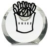 [CRY169] 4.5" Round Crystal Clock Thumbnail