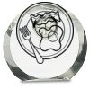 [CRY169] 4.5" Round Crystal Clock Thumbnail