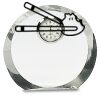 [CRY169] 4.5" Round Crystal Clock Thumbnail