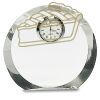 [CRY169] 4.5" Round Crystal Clock Thumbnail