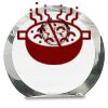 [CRY169] 4.5" Round Crystal Clock Thumbnail