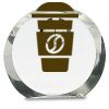[CRY169] 4.5" Round Crystal Clock Thumbnail