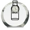 [CRY169] 4.5" Round Crystal Clock Thumbnail