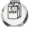 [CRY169] 4.5" Round Crystal Clock Thumbnail